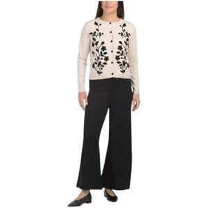 SIONI 2pc Embroidered Sweater Set